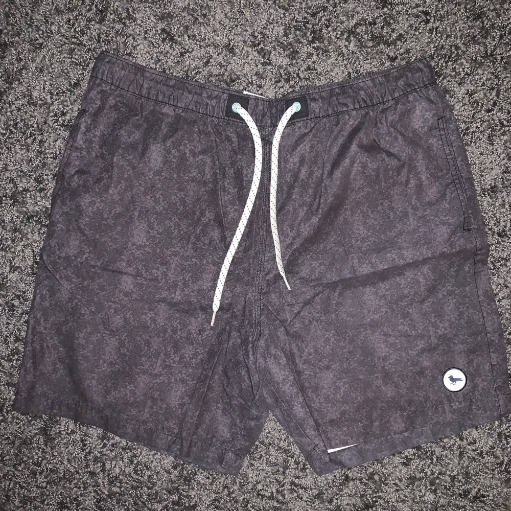 Men’s swim trunks.